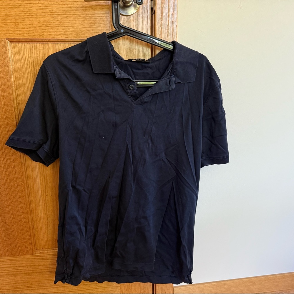 Banana Republic Navy Polo Shirt Short Sleeve